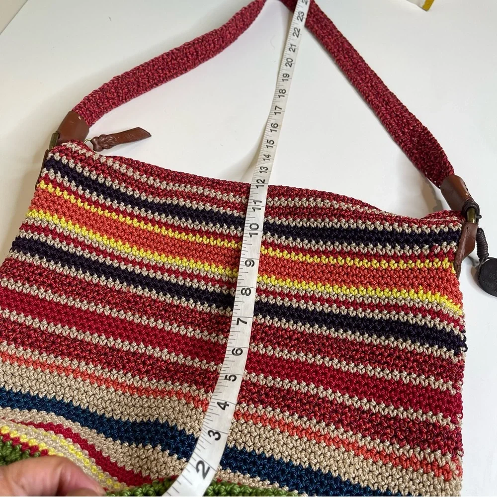 The Sak Color Striped Crochet Shoulder Bag - Picture 5 of 9